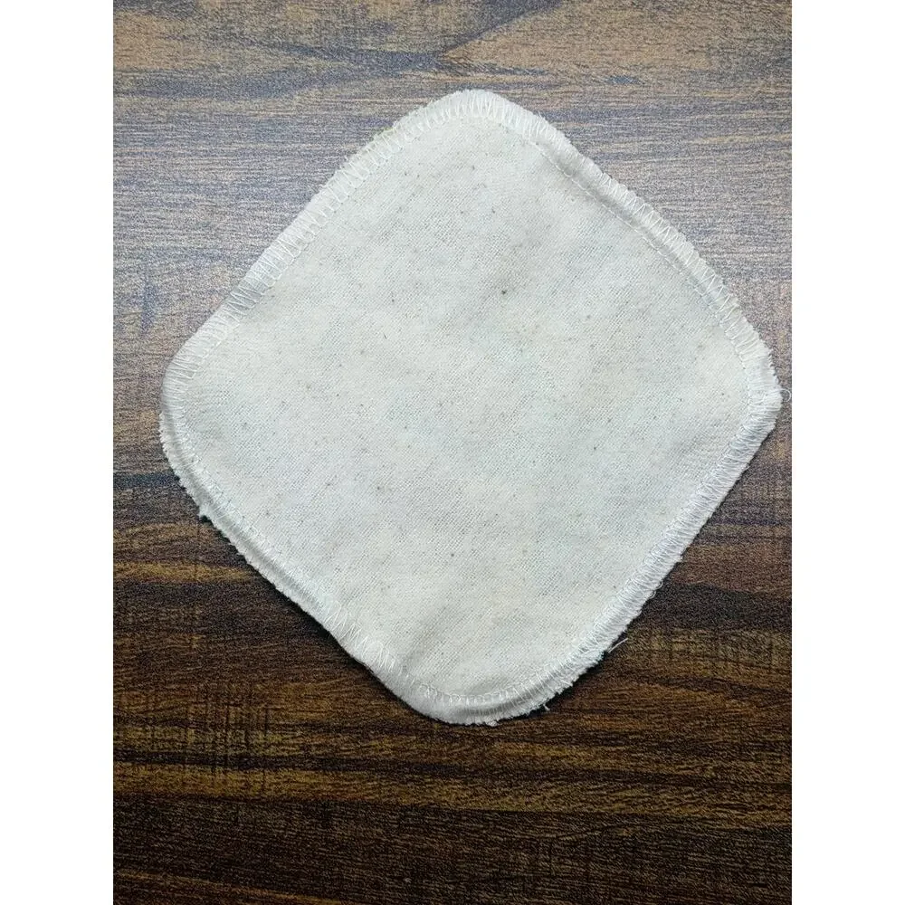 Set of 4 Handmade Reusable Makeup Remover Cloths zero waste eco friendly